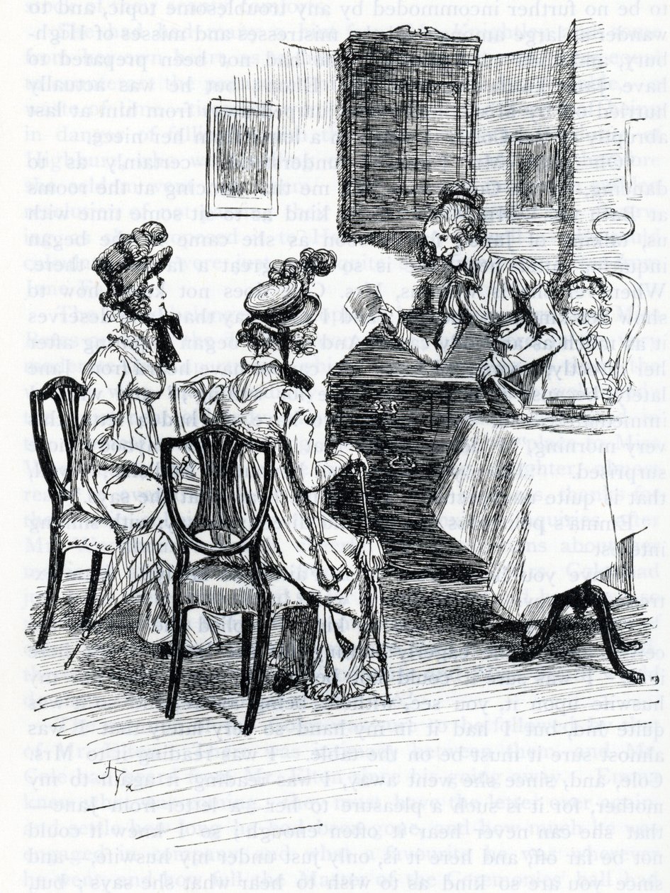 Illustration pour "Emma" de Jane Austen - Hugh Thomson