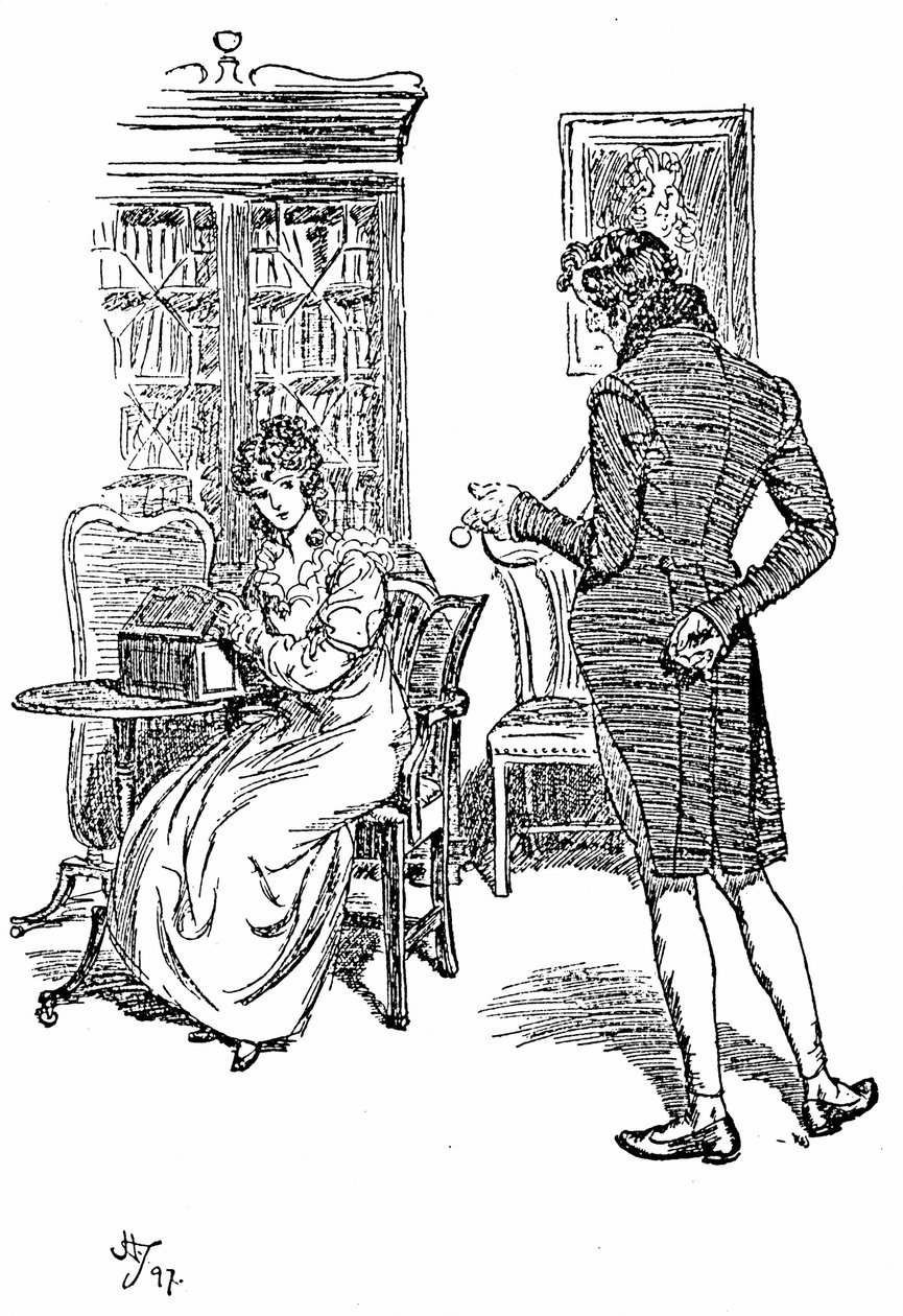 Illustration pour Persuasion de Jane Austen - Hugh Thomson