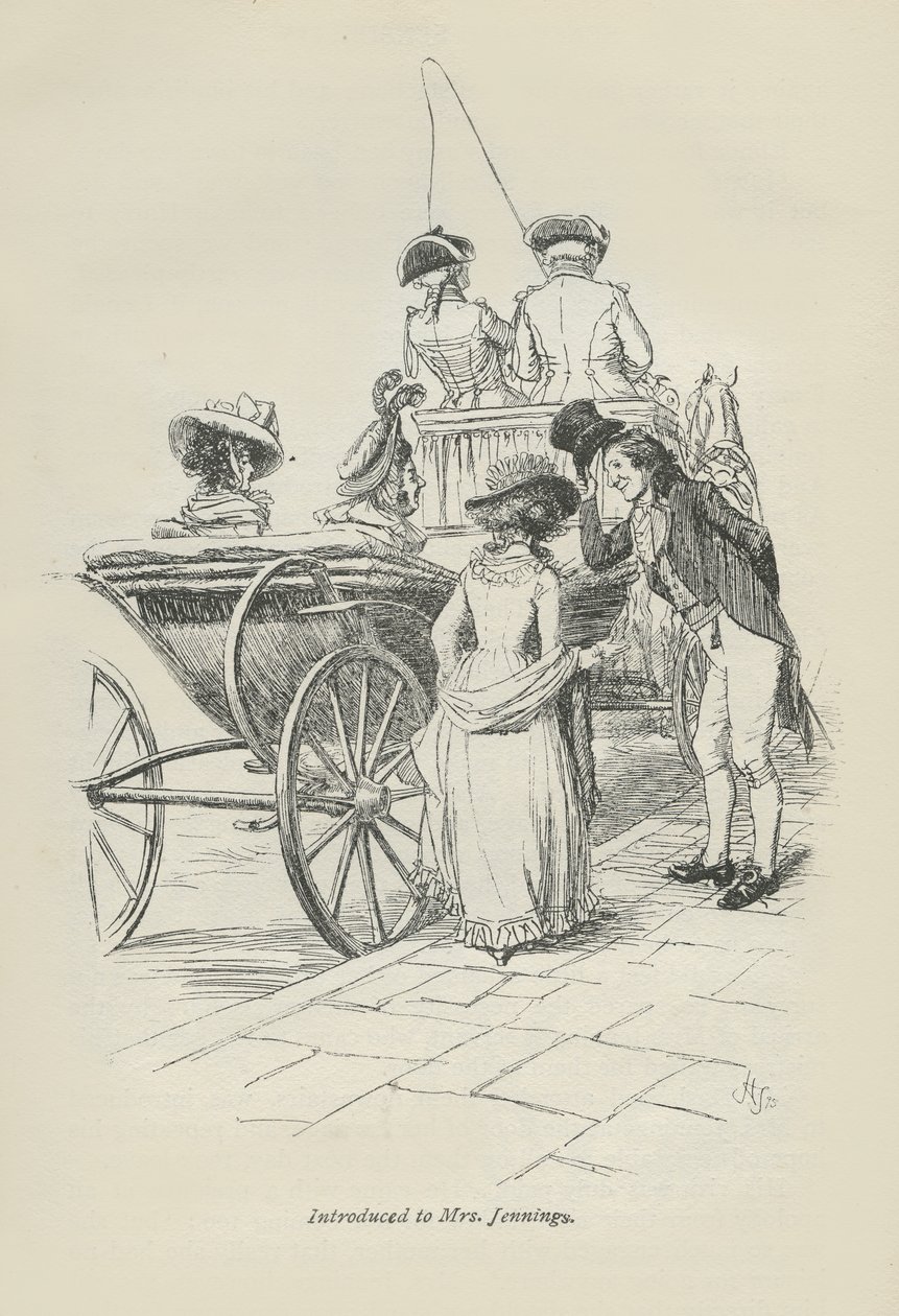 Présenté à Mme Jennings, 1896 - Hugh Thomson