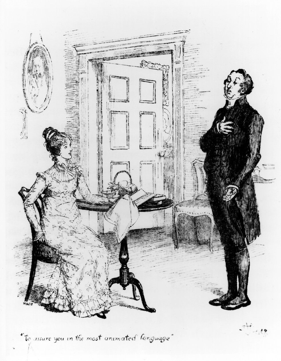 M. Collins et Elizabeth, de 