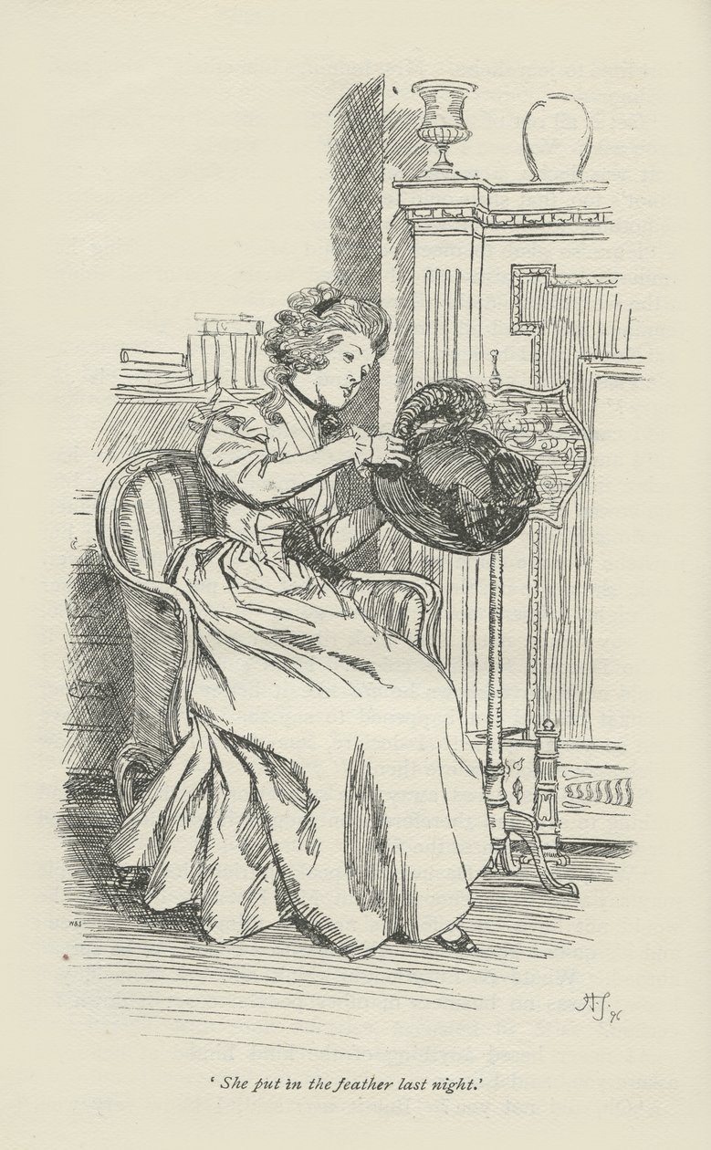 Elle a mis la plume la nuit dernière, 1896 - Hugh Thomson