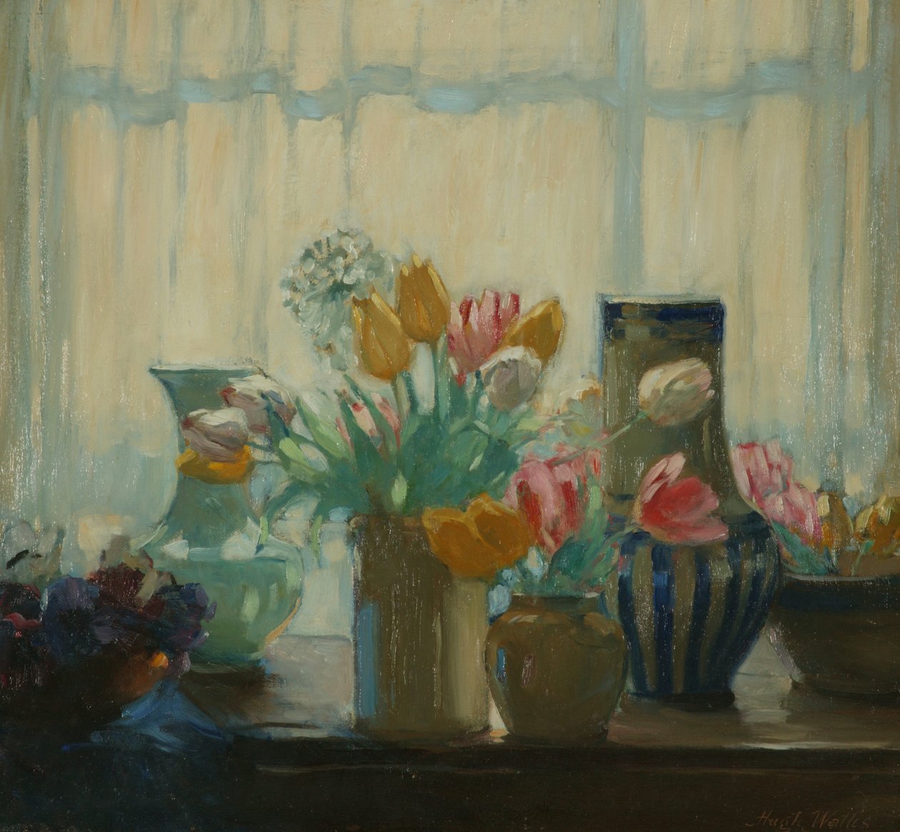 Fleurs à la Fenêtre - Hugh Wallis