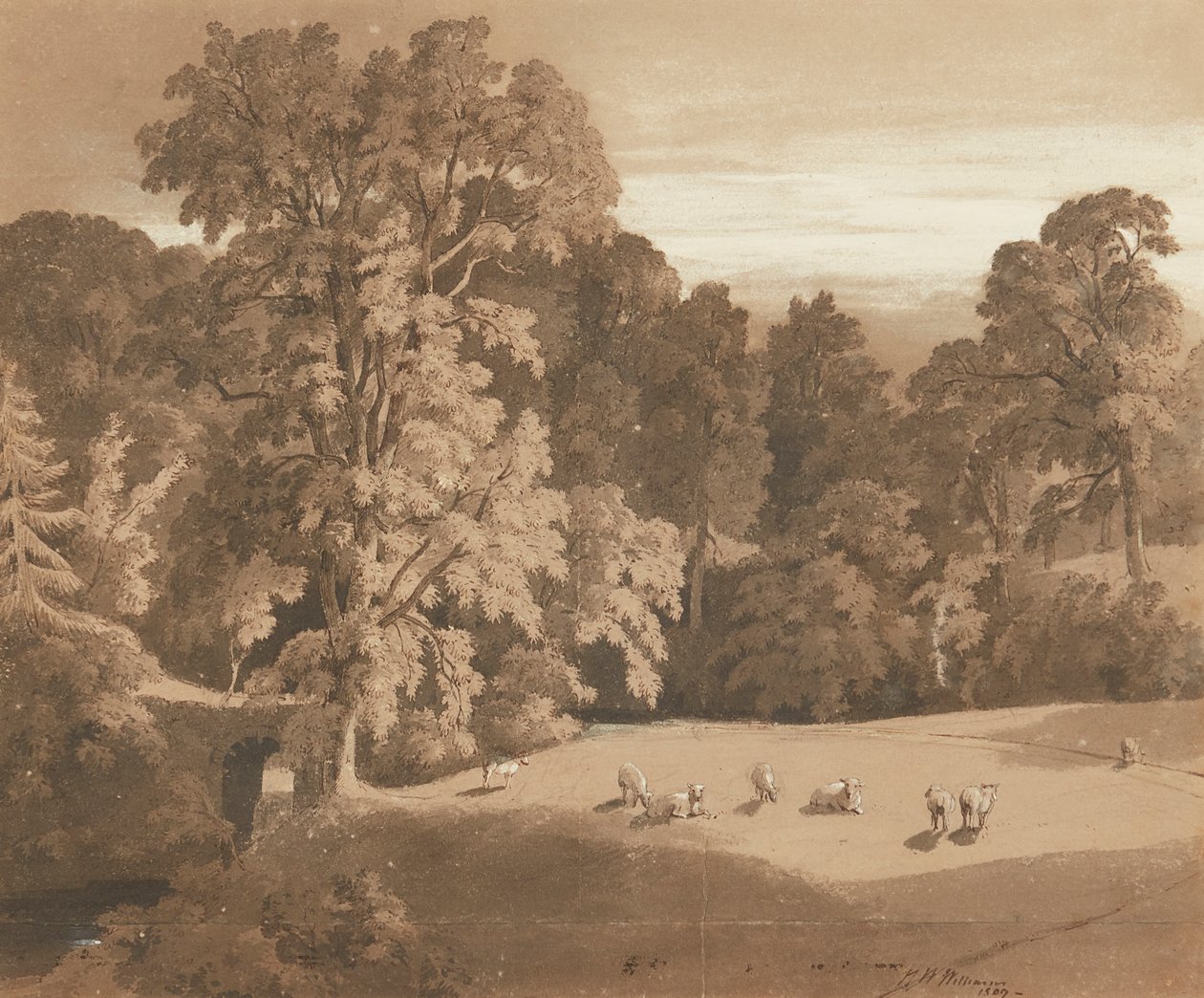 Parc à Minto House - Hugh William Williams