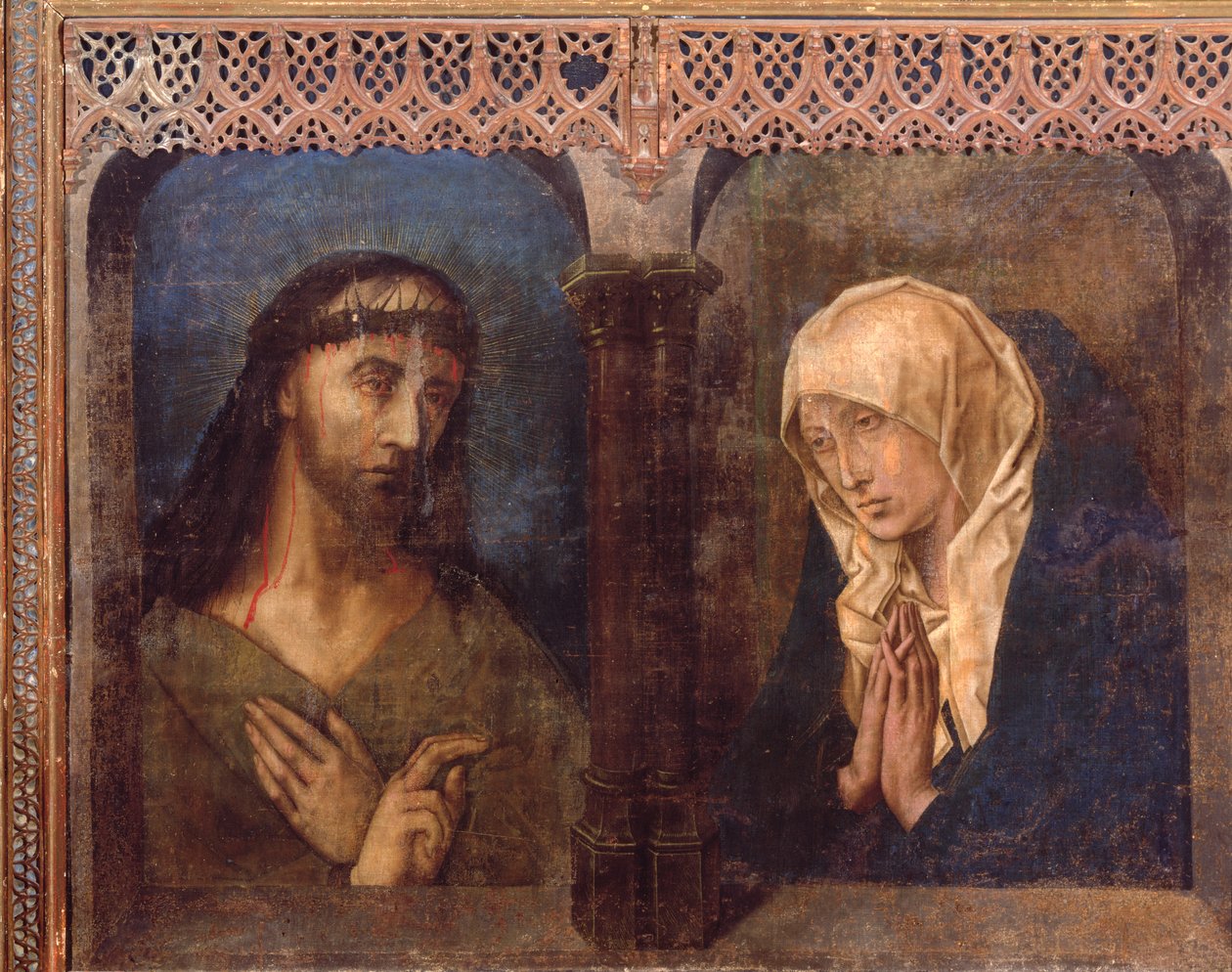 Le Christ et la Vierge en deuil - Hugo van der Goes
