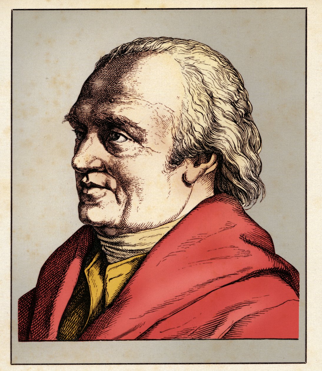 Frederick William Herschel (15 novembre 1738-25 août 1822) 1854 (gravure) - Hugo Bürkner