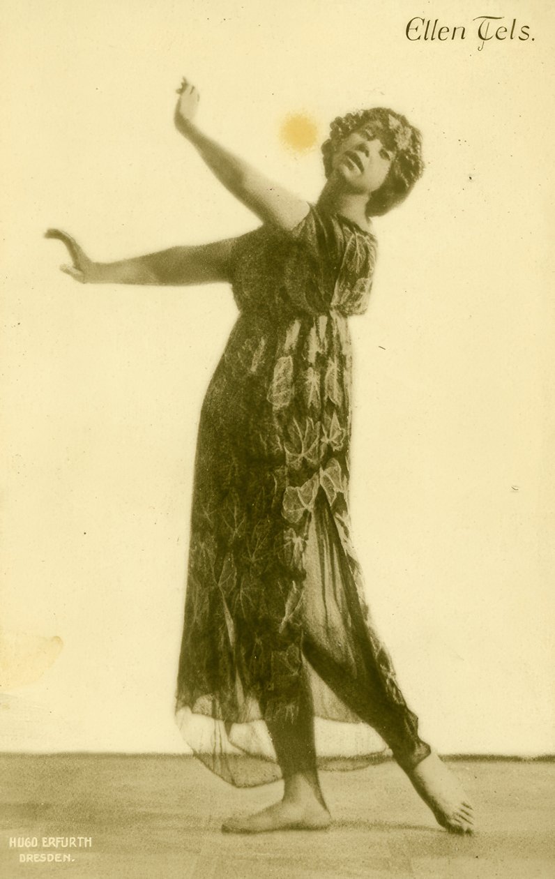Ellen Tels / Carte postale photo - Hugo Erfurth