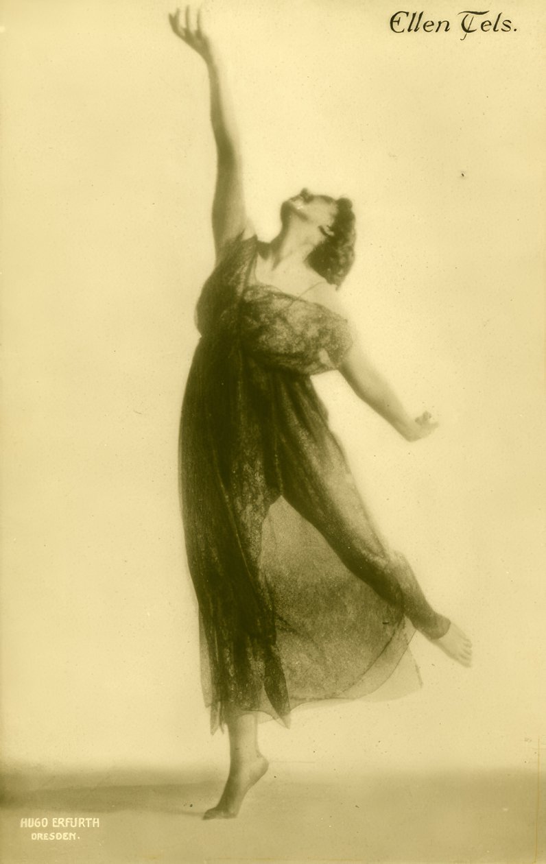 Ellen Tels / Carte postale photo - Hugo Erfurth