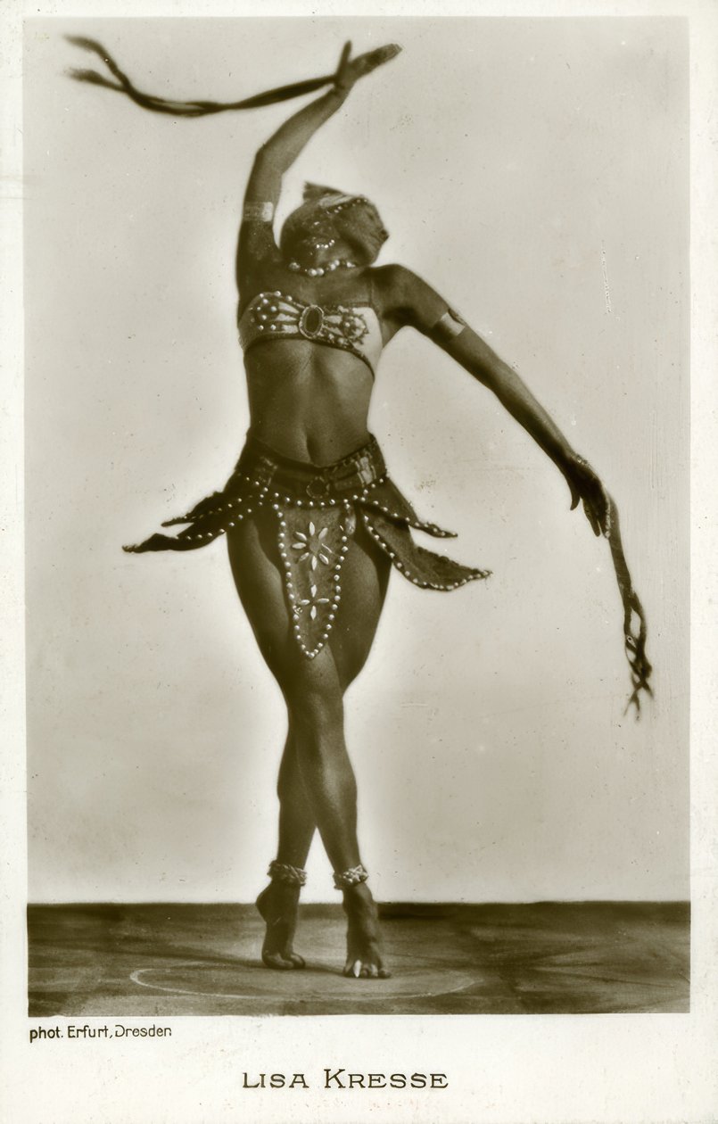 Lisa Kresse / Carte postale photo - Hugo Erfurth