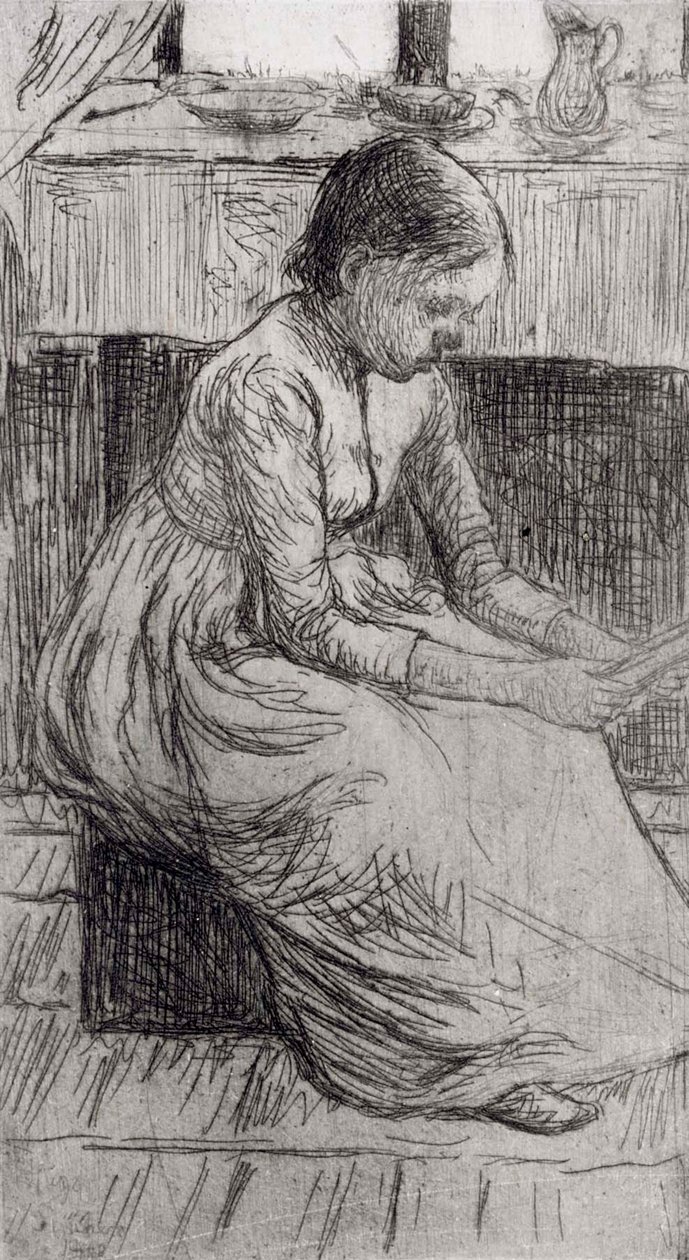Une jeune fille lisant - Hugo Simberg