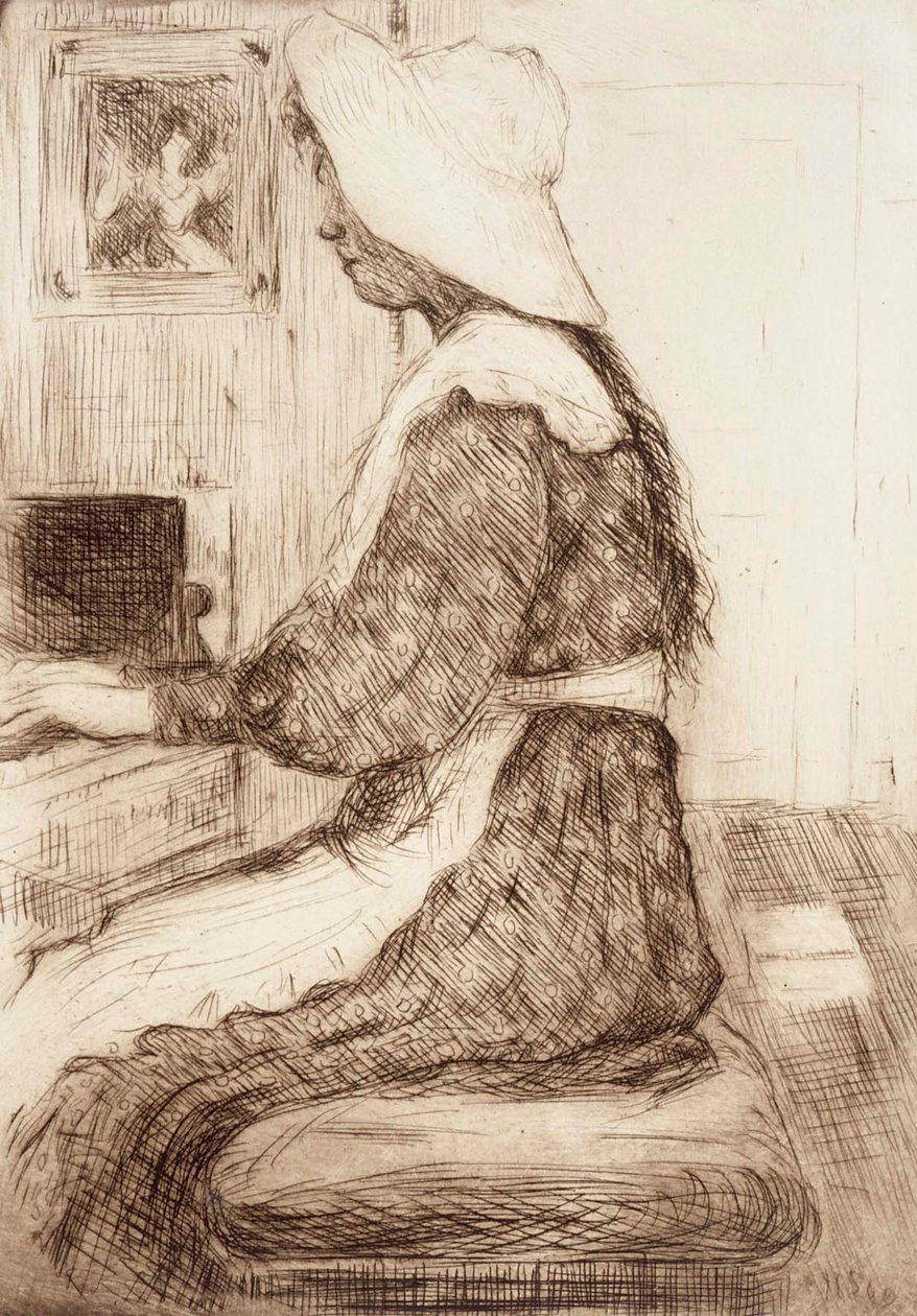 Au piano - Hugo Simberg