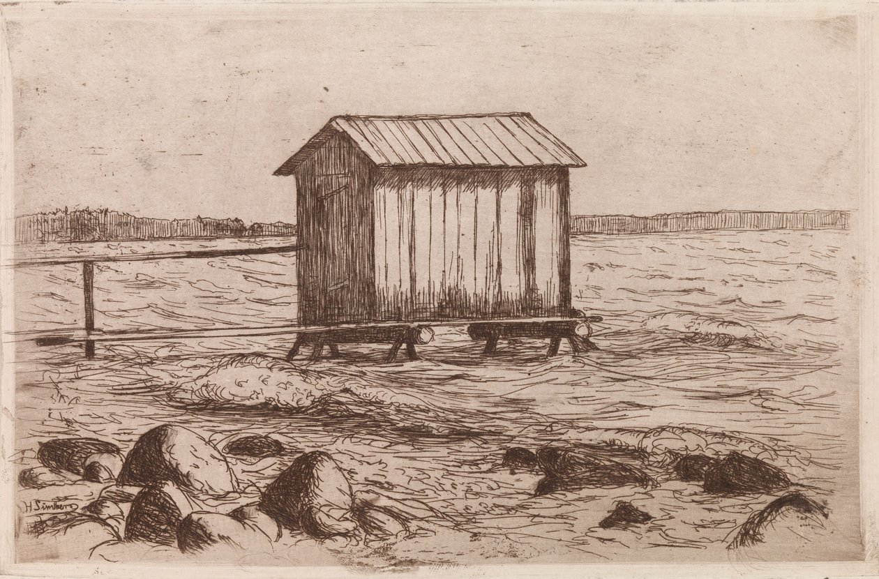 Cabine de bain - Hugo Simberg