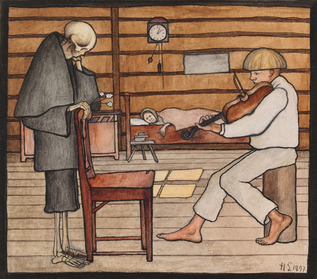 La mort écoute - Hugo Simberg