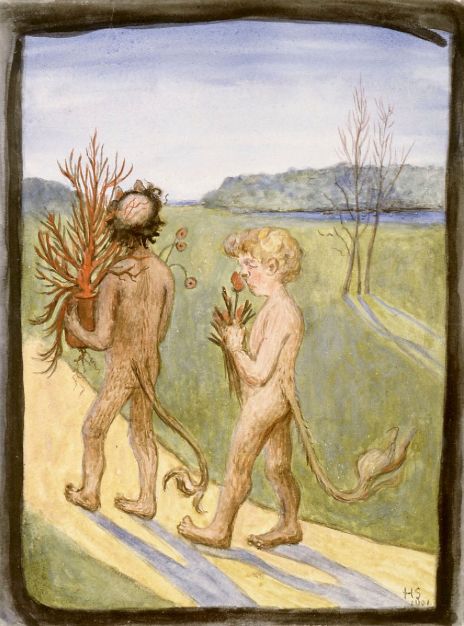 Des fleurs pour elle - Hugo Simberg