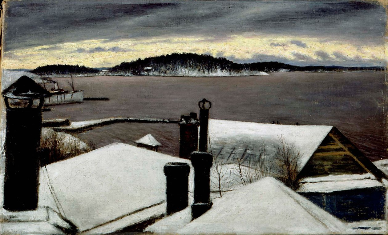 Depuis Vyborg - Hugo Simberg