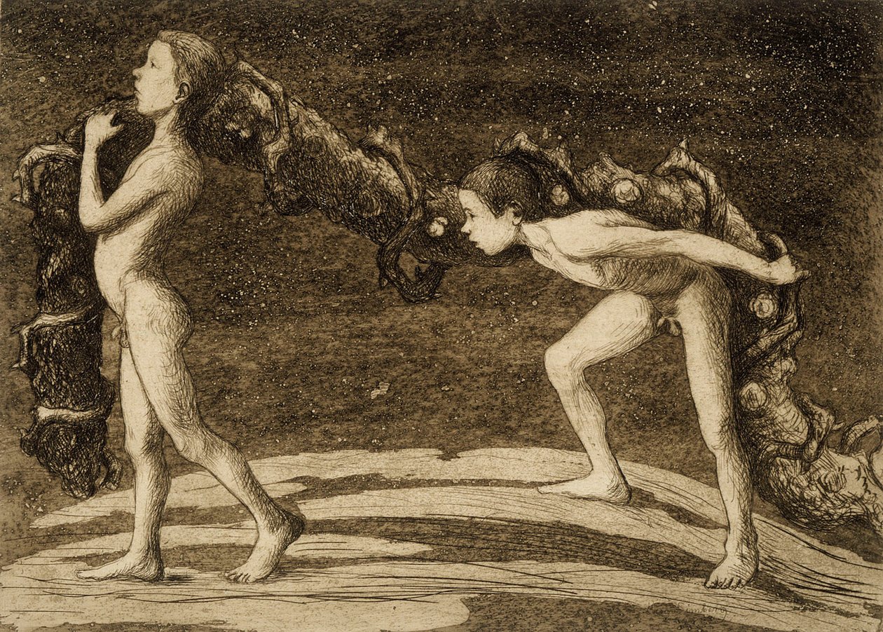 Porteurs de guirlandes - Hugo Simberg