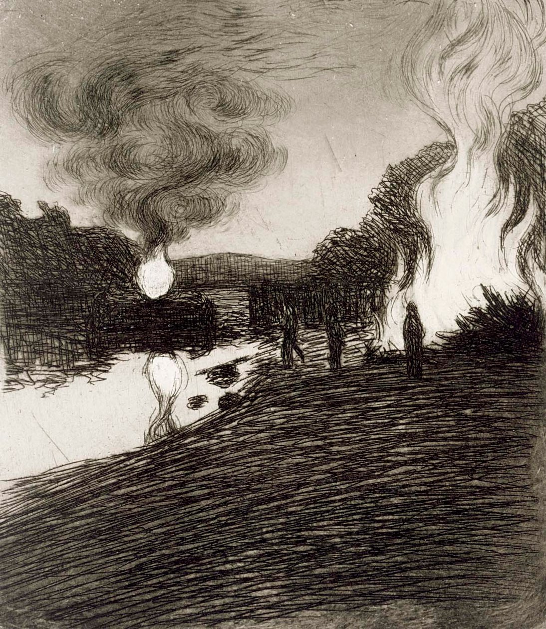 Feux de la Saint-Jean - Hugo Simberg
