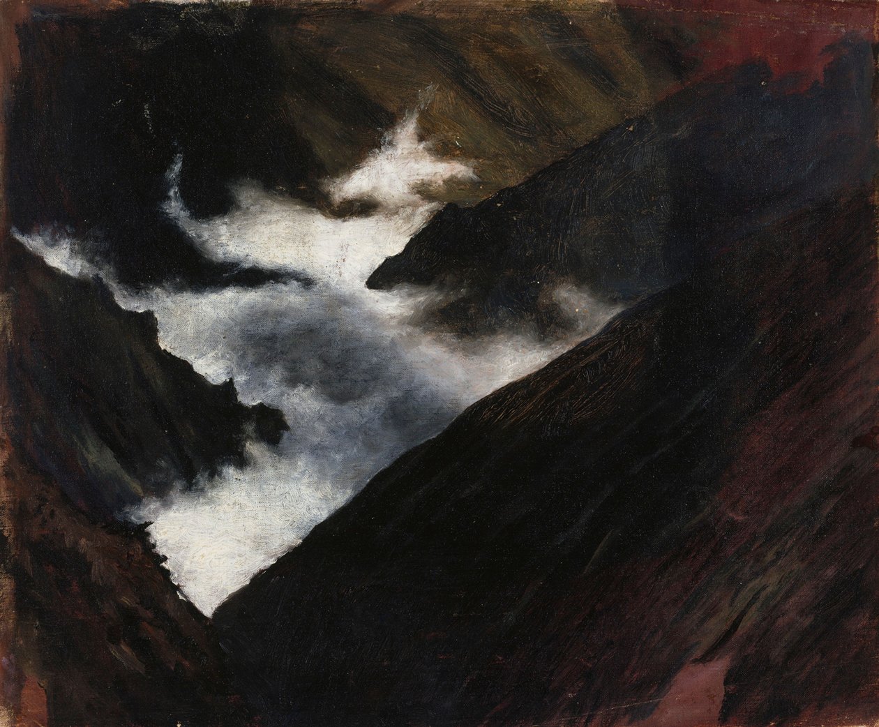 Ruisseau de montagne dans le Caucase - Hugo Simberg