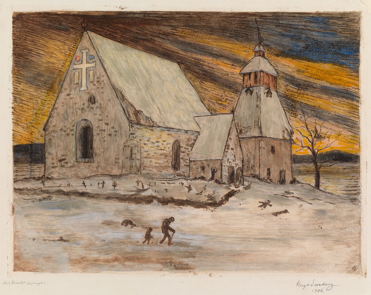 La Peste noire - Hugo Simberg