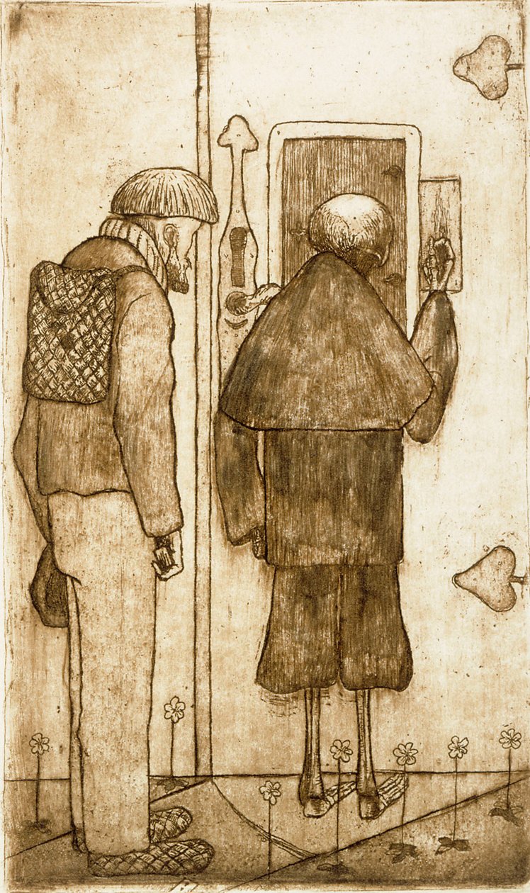Le paysan et la mort aux portes du paradis - Hugo Simberg