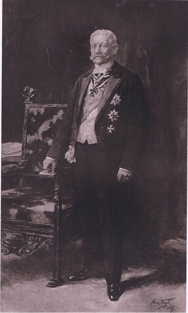 Hindenburg, de Hindenburg publié par Daterlandijrcher Derlag & H Weller Berlin, 1928 - Hugo Vogel