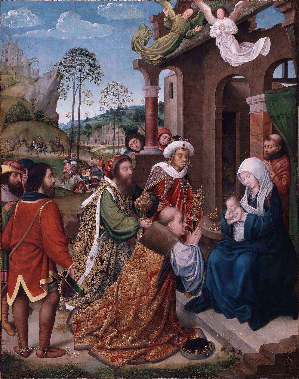 Adoration des Mages, vers 1505 (huile sur panneau) - Hugo van der (follower of) Goes