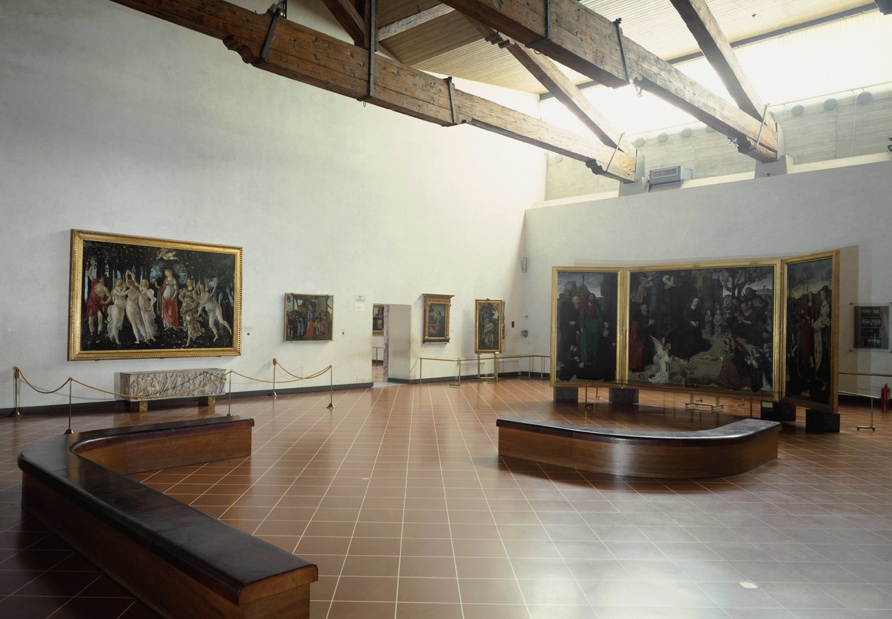 Salle du musée présentant le Printemps et l