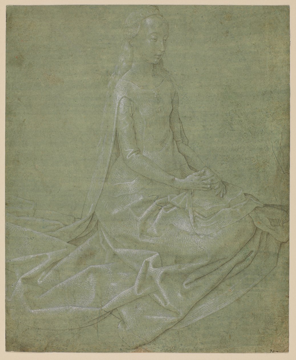 Sainte femme assise, vers 1475 - 1485 - Hugo van der Goes