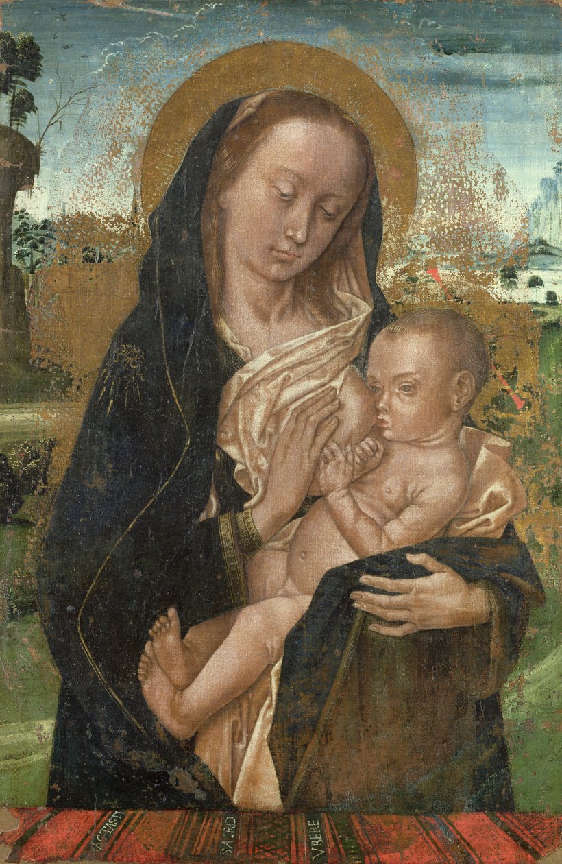 La Vierge Marie calmant l