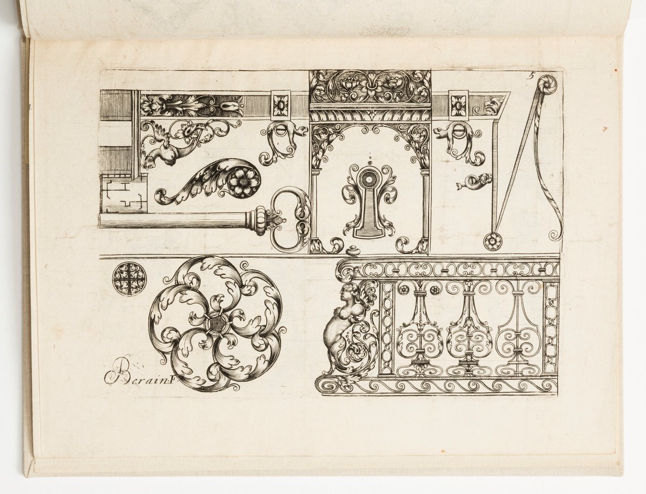 Planche 5, de Diverses pièces de serruriers - Hugues Brisville