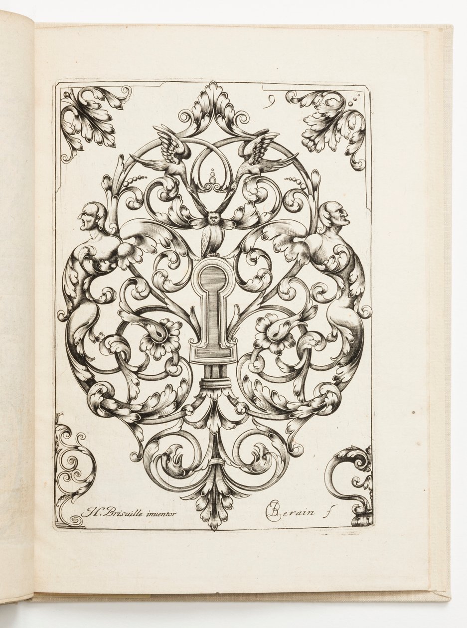Planche 9, de Diverses pièces de serruriers - Hugues Brisville