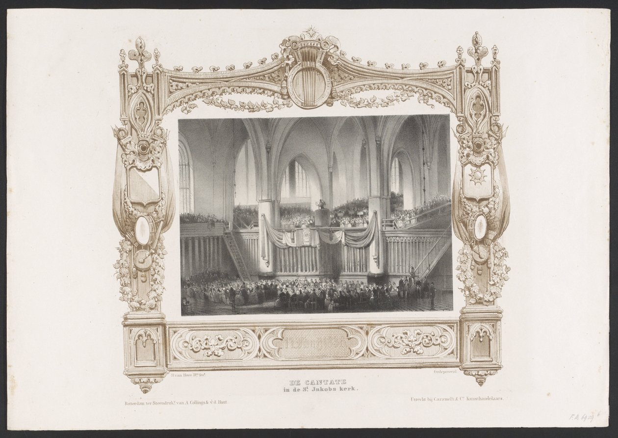 Défilé avec une imprimerie, 1836 - Huib van Hove Bz