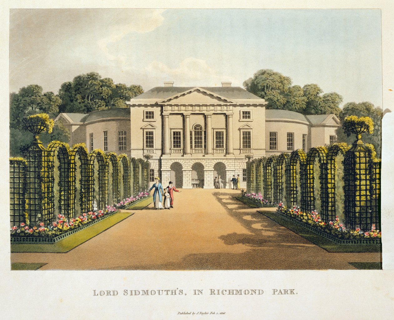 Chez Lord Sidmouth, dans Richmond Park, de 