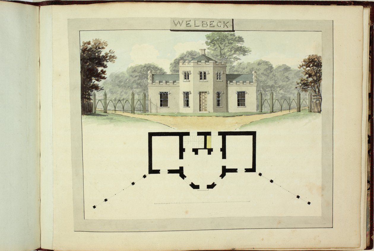 Livre Rouge : Welbeck - Humphry Repton