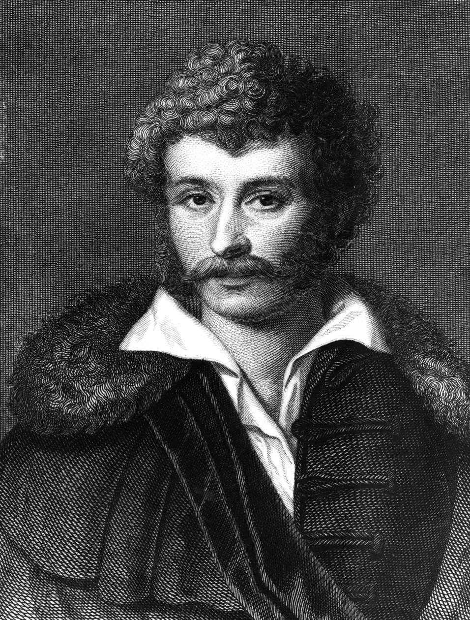 Karoly Kisfaludy, frontispice de ses Minden Munkai, publié en 1893 - Hungarian School