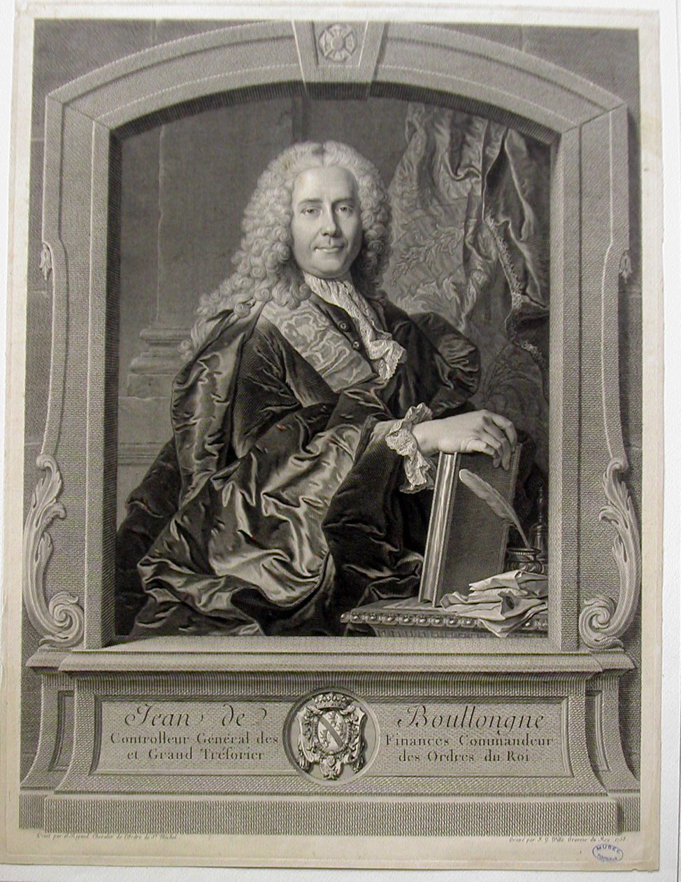 Portrait de Jean-Louis de Boullongne - Hyacinthe Francois Rigaud