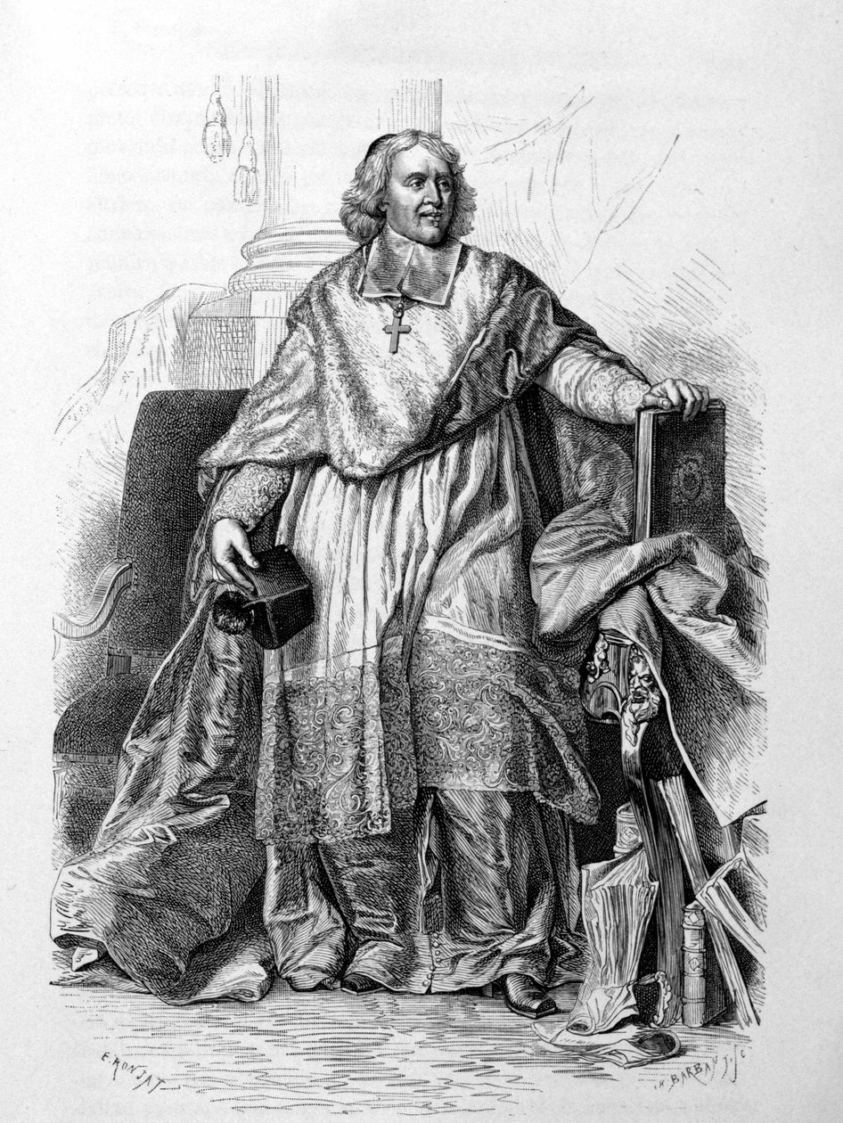 Portrait gravé de Jacques-Bénigne Bossuet, évêque de Meaux d