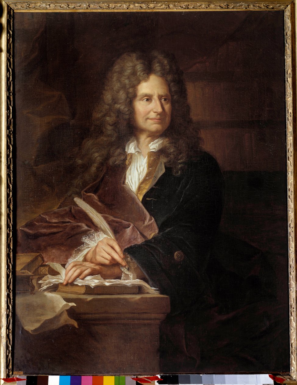 Portrait de Nicolas Boileau dit Boileau Despréaux - Hyacinthe (studio of) Rigaud