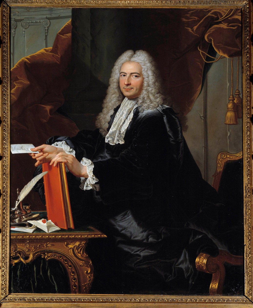 Portrait de Philibert Orry (1689-1747), contrôleur général des finances - Hyacinthe (studio of) Rigaud