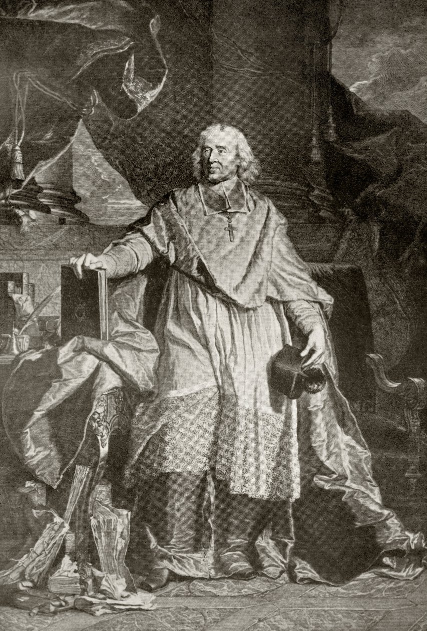 Jacques Bénigne Bossuet, gravé par Pierre Imbert Drevet, de 