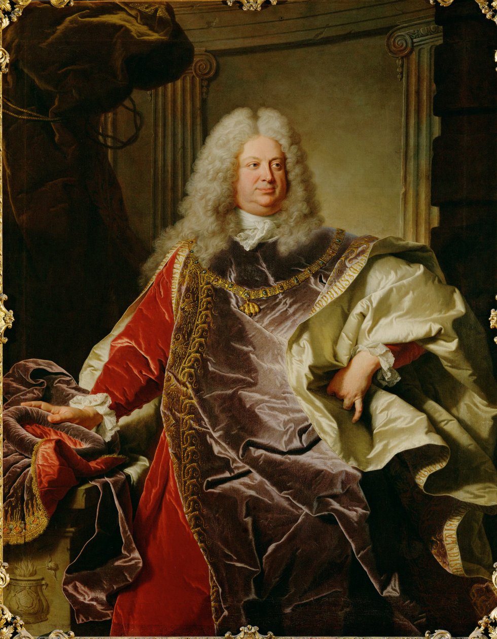 Philipp Ludwig Wenzel Count Sinzendorf ... (peinture sur toile) - Hyacinthe Francois Rigaud