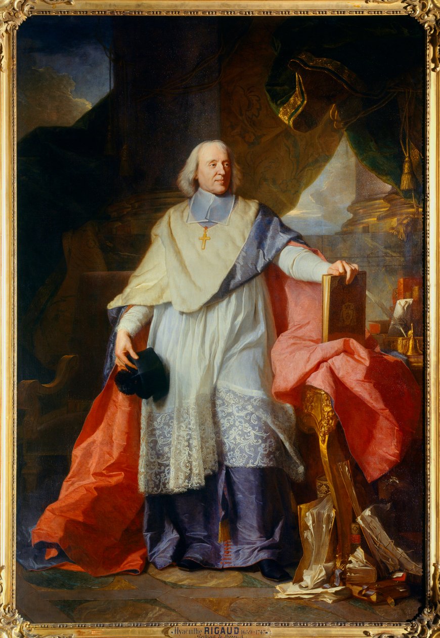 Portrait en pied de Jacques-Bénigne Bossuet (1627-1704), évêque de Meaux - Hyacinthe Francois Rigaud