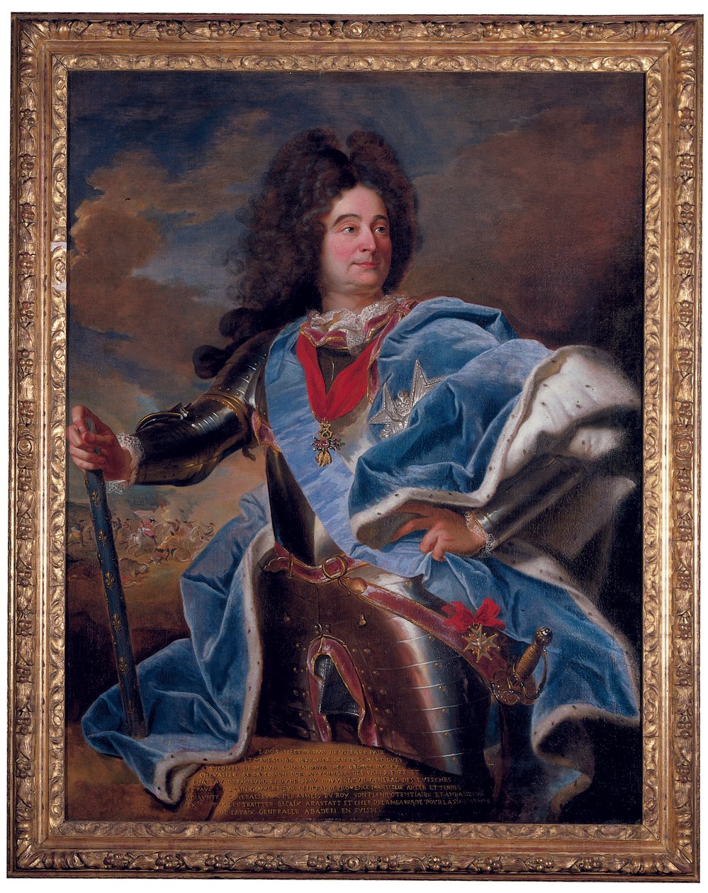 Portrait du duc de Villars - Hyacinthe Francois Rigaud