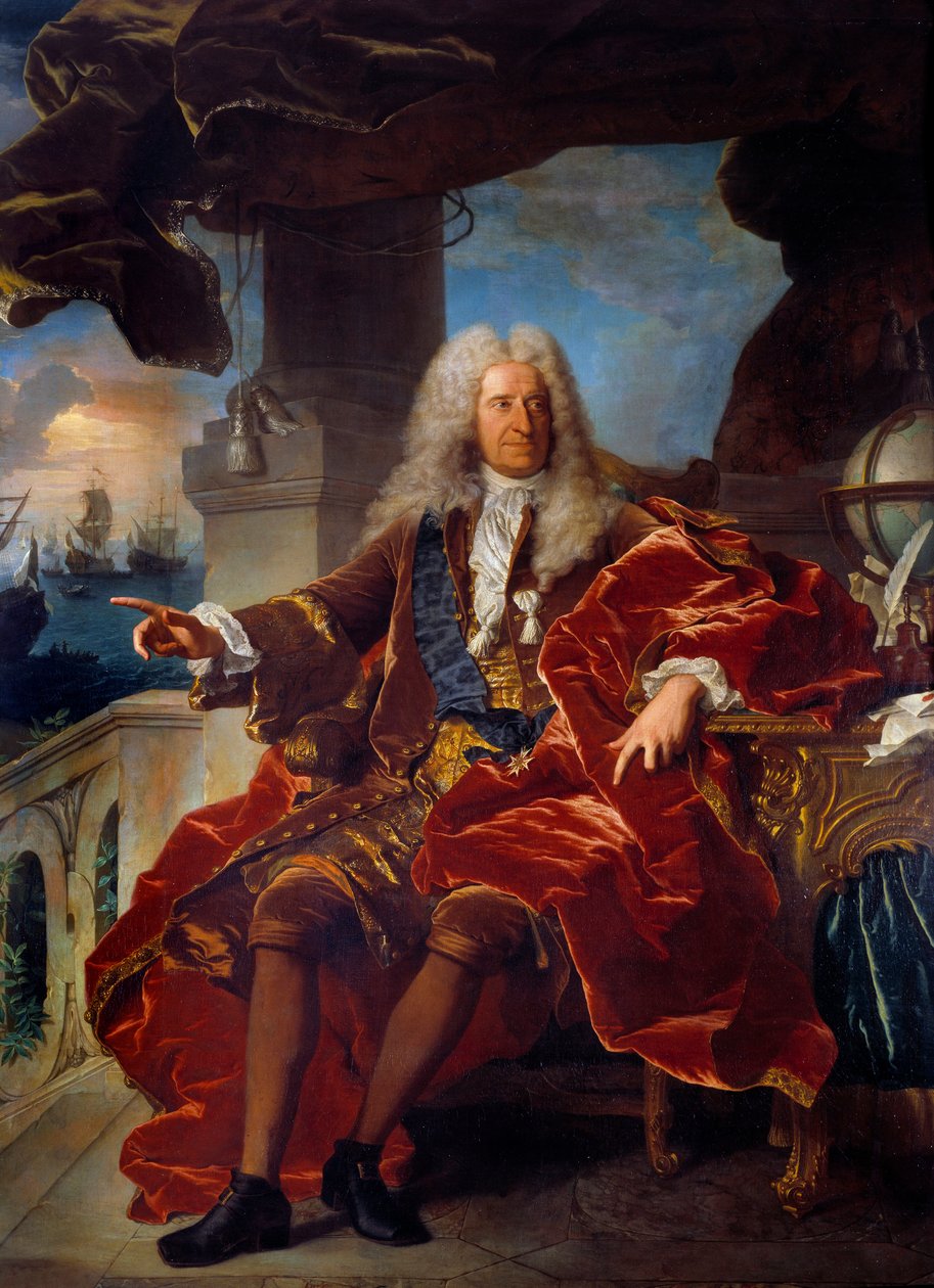 Portrait du banquier Samuel Bernard (1651-1739) - Hyacinthe Francois Rigaud