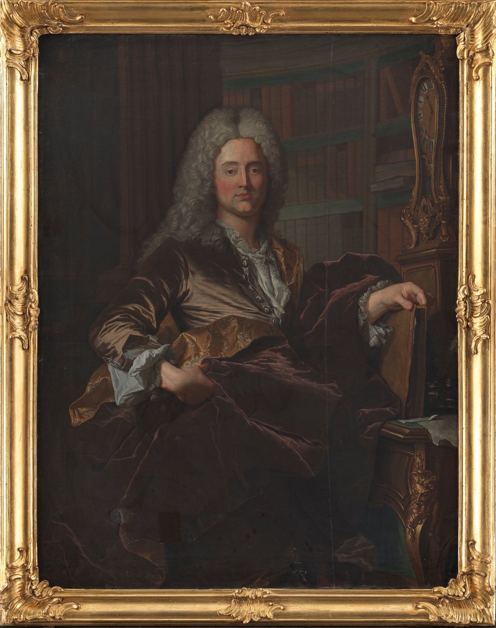 Portrait de Peder Benzon Mylius, juge à la Haute Cour - Hyacinthe Rigaud