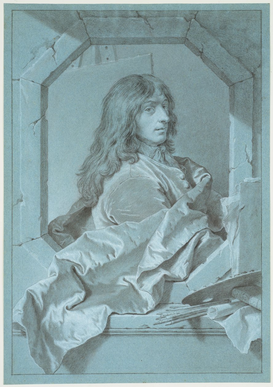 Portrait du peintre Sébastien Bourdon - Hyacinthe Rigaud