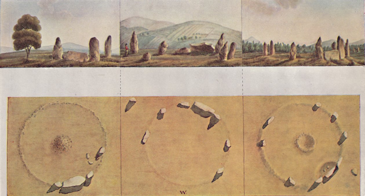 Anneaux de pierre - Old Keig, Balquhain, Balgorkar, 1827, 1946 - I Logan