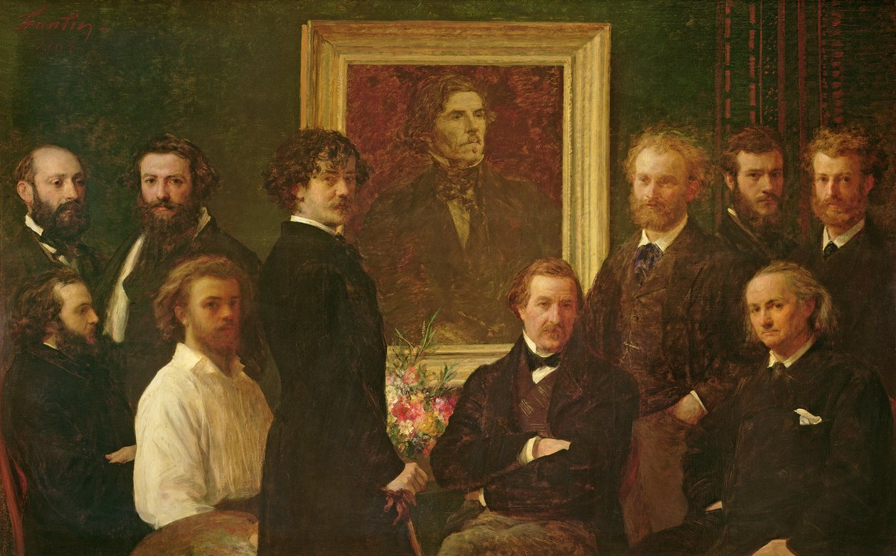 Hommage à Delacroix - Ignace Henri Jean Fantin Latour