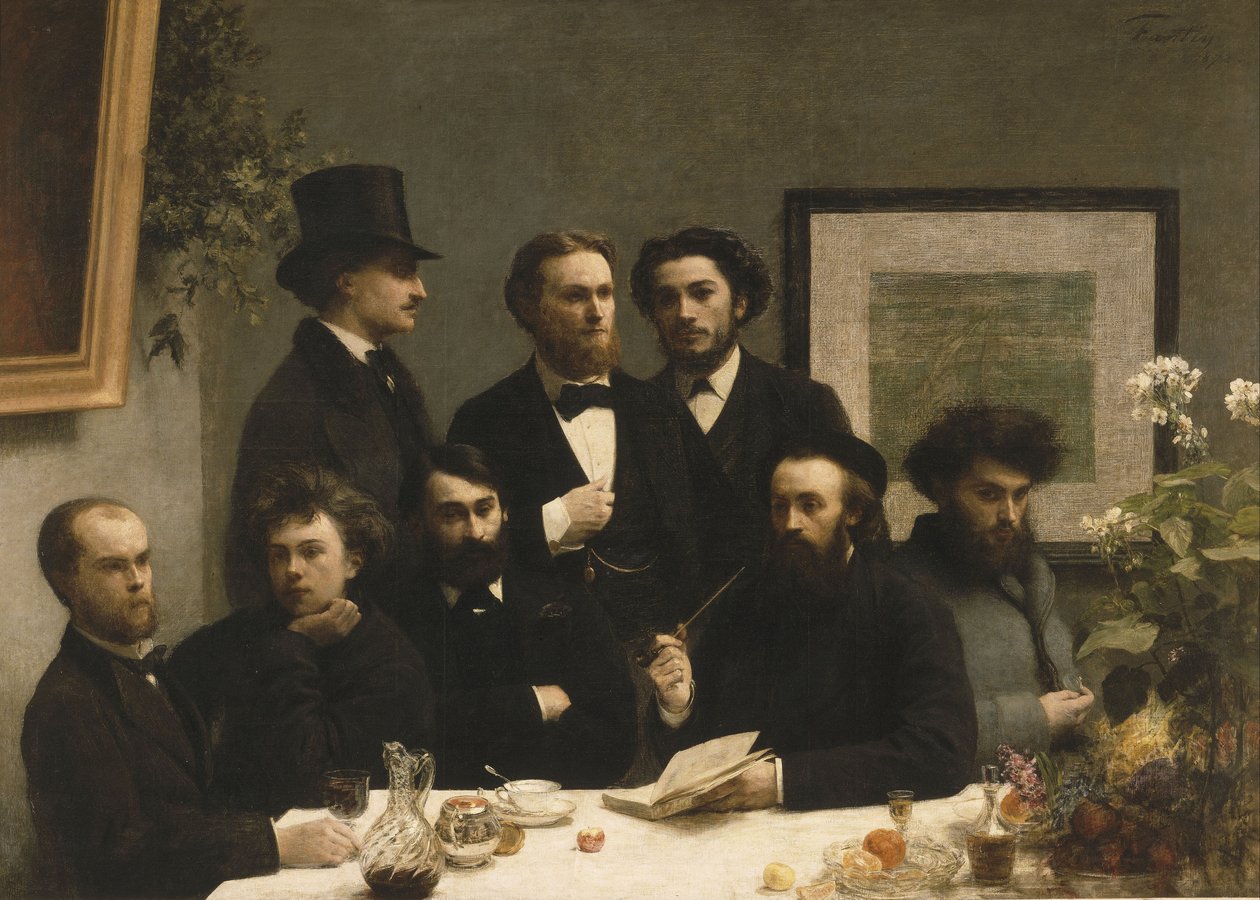 À la table - Ignace Henri Jean Fantin Latour