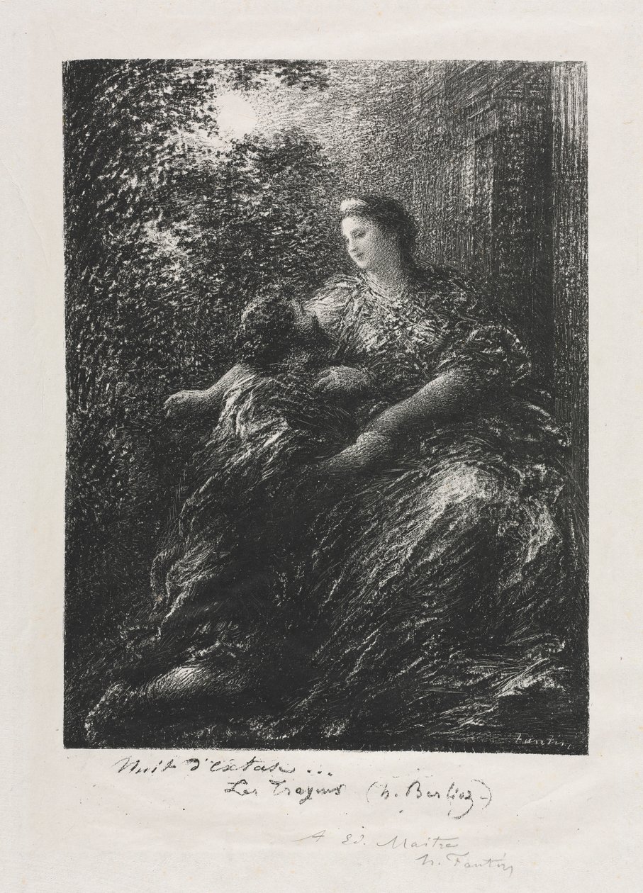 Duo des Troyens, 1894 - Ignace Henri Jean Fantin Latour
