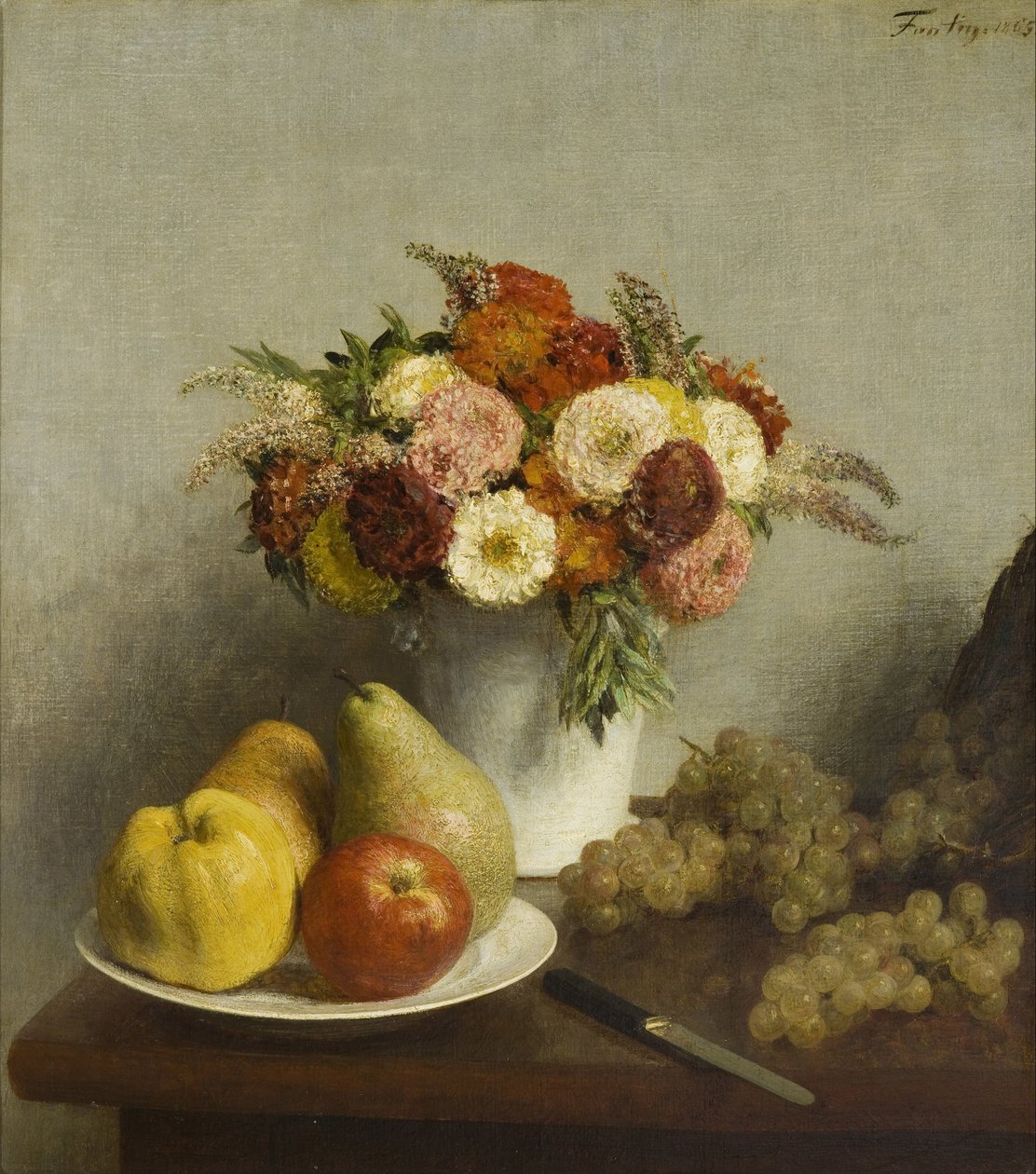 Fleurs et Fruits, 1865 - Ignace Henri Jean Fantin Latour
